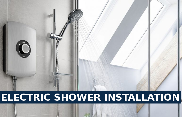 Electric shower installation Heston